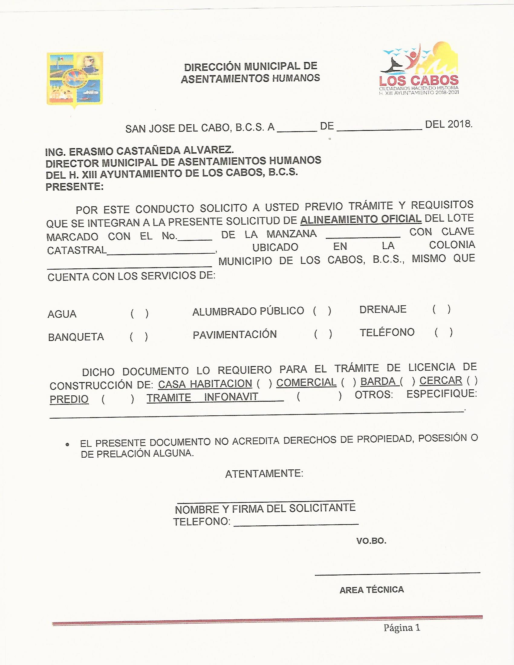 Trámites y servicios H. XIII Ayuntamiento de Los Cabos